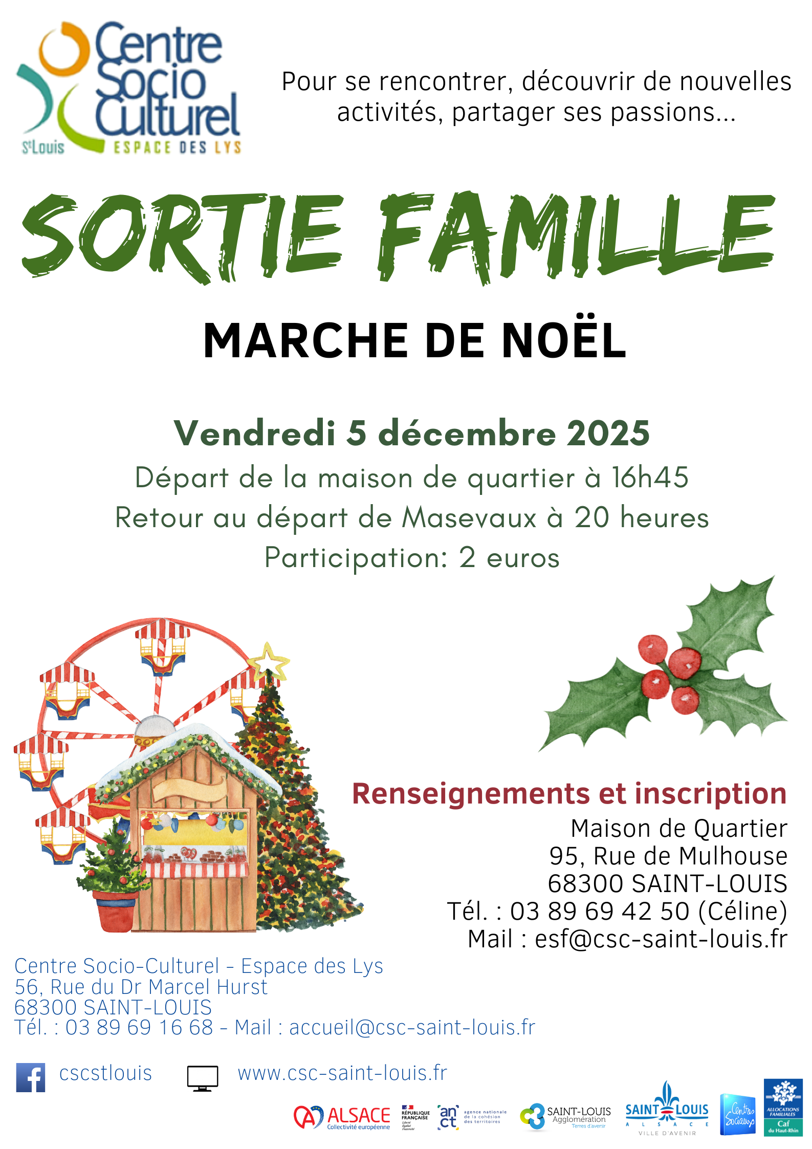 SORTIE FAMILLE MARCHE DE NO&Euml;L
